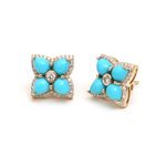 Turquoise Diamond Earrings