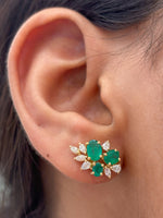 Emerald Diamond Earrings