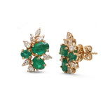 Emerald Diamond Earrings