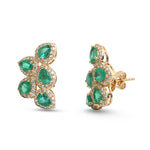 Emerald Diamond Earrings