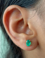 Emerald Diamond Earrings