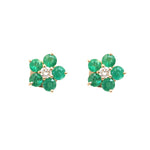 Emerald Diamond Earrings