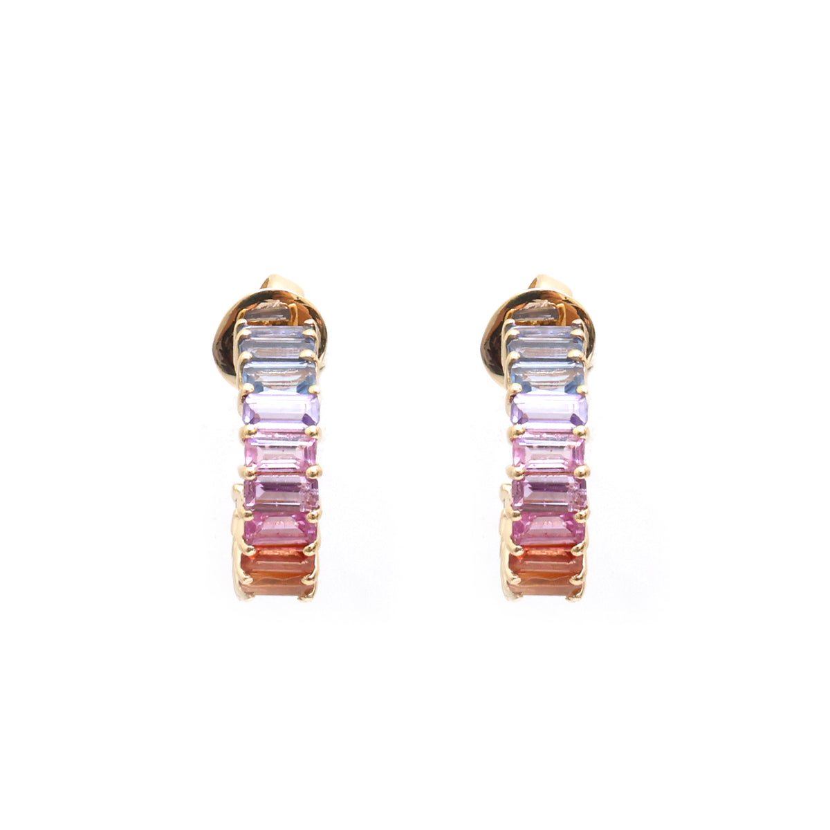Rainbow Sapphire Earrings