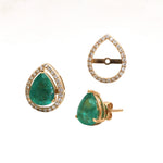 Emerald Diamond Earrings