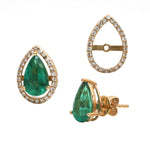 Emerald Diamond Earrings