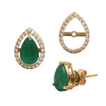 Emerald Diamond Earrings