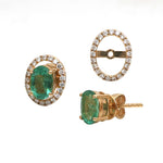 Emerald Diamond Earrings