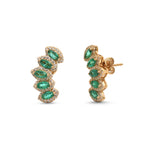 Emerald Diamond Earrings