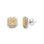 Yellow Diamond Diamond Earrings