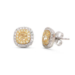 Yellow Diamond Diamond Earrings