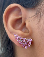 Pink Sapphire Earrings