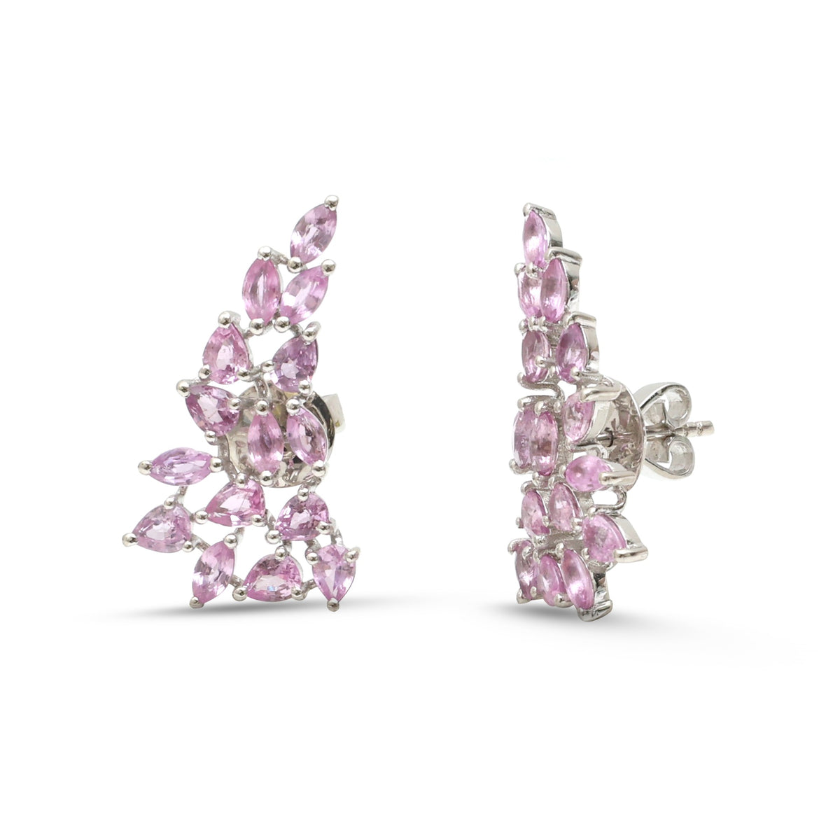Pink Sapphire Earrings