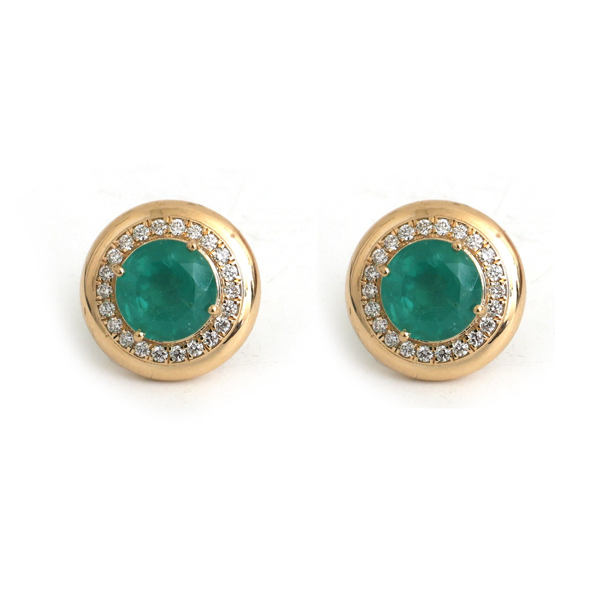 Emerald Diamond Earrings