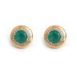 Emerald Diamond Earrings