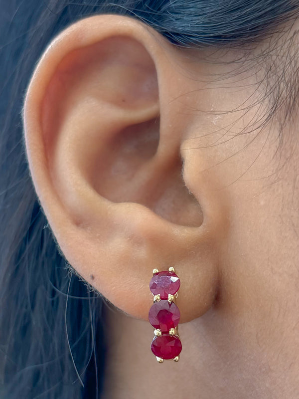 Ruby Earrings