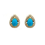Turquoise Diamond Earrings