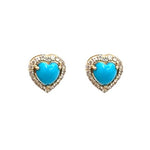 Turquoise Diamond Earrings