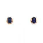 Blue Sapphire Earrings