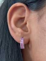 Pink Sapphire Earrings