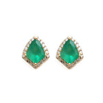 Emerald Diamond Earrings