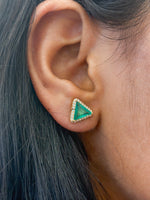 Emerald Diamond Earrings