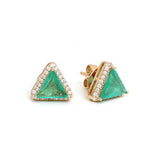 Emerald Diamond Earrings