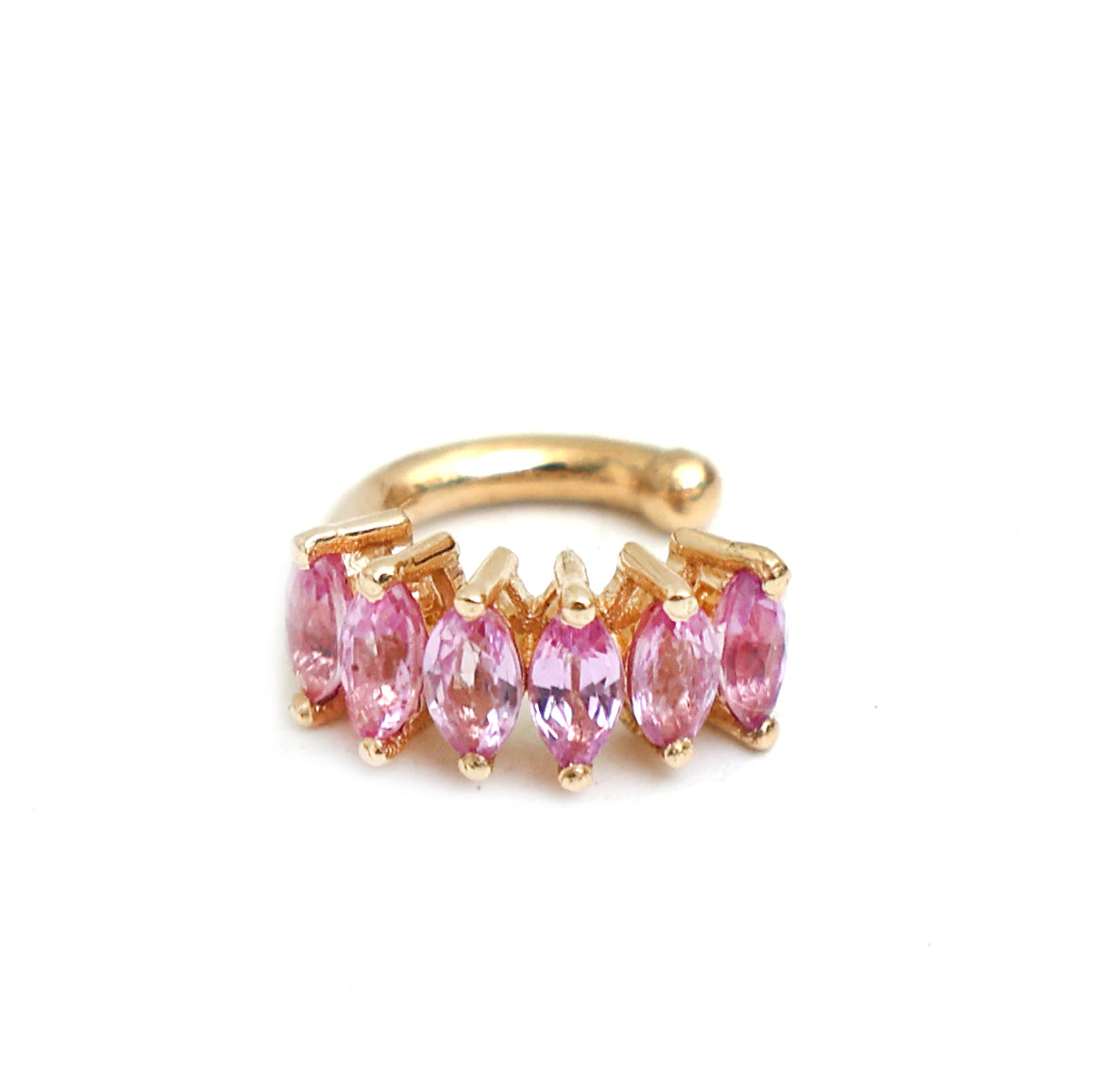 Pink Sapphire Earrings