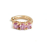 Pink Sapphire Earrings
