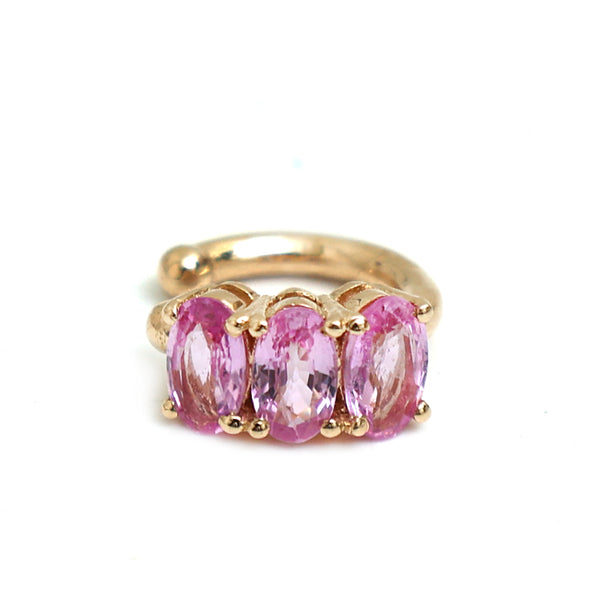 Pink Sapphire Earrings