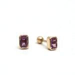 Pink Sapphire Earrings