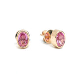 Pink Sapphire Earrings