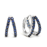 Blue Sapphire Earrings