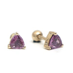 Pink Sapphire Earrings