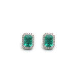 Emerald Diamond Earrings