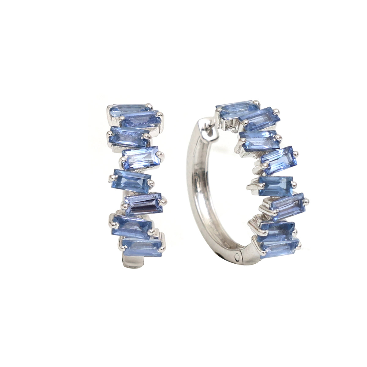 Blue Sapphire Earrings