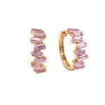 Pink Sapphire Earrings