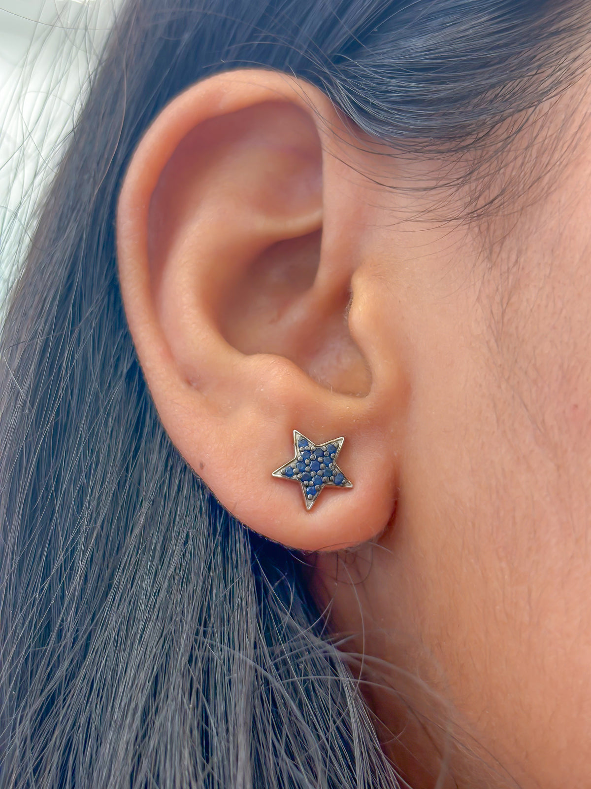 Blue Sapphire Earrings