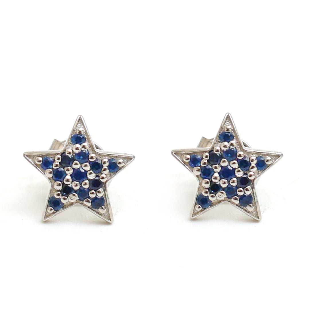 Blue Sapphire Earrings