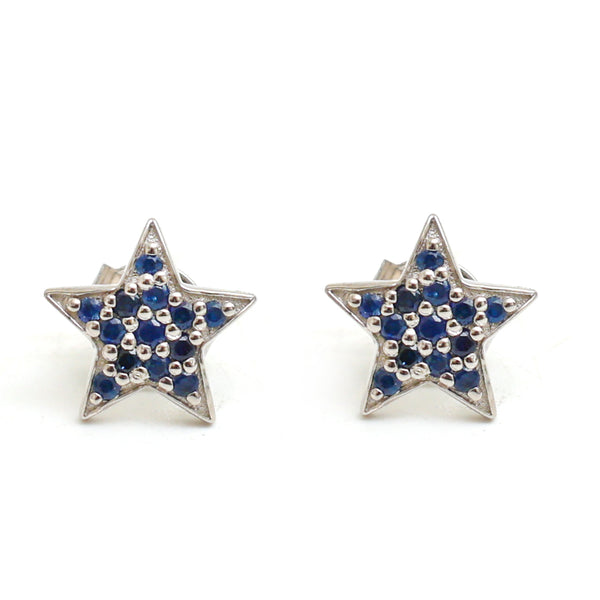 Blue Sapphire Earrings