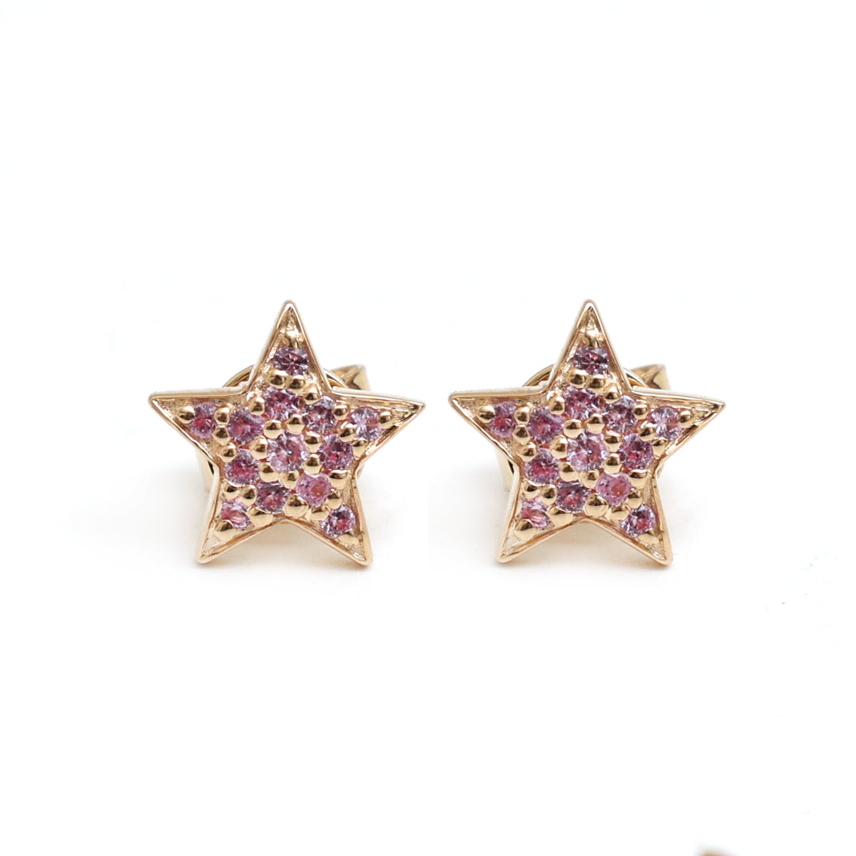 Pink Sapphire Earrings