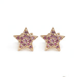 Pink Sapphire Earrings