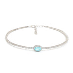 Diamond Paraiba Tourmaline Necklace
