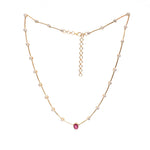 Diamond Ruby Necklace