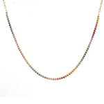 Rainbow Sapphire Necklace