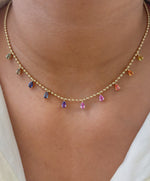 Rainbow Sapphire Necklace
