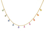 Rainbow Sapphire Necklace