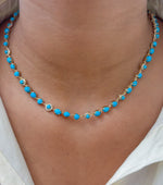 Turquoise Diamond Necklace