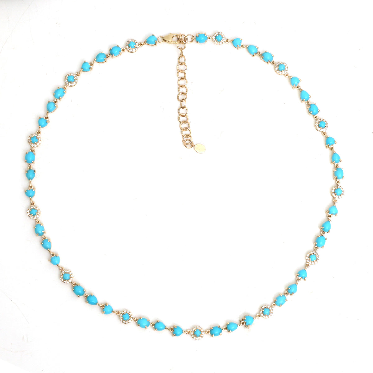 Turquoise Diamond Necklace
