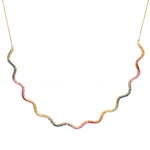 Rainbow Sapphire Necklace