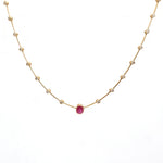 Diamond Ruby Necklace